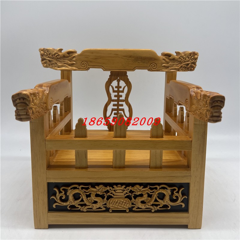 佛像座椅出巡请椅龙椅雕花雕龙出游过炉轿子神轿小撵轿佛用辇轿