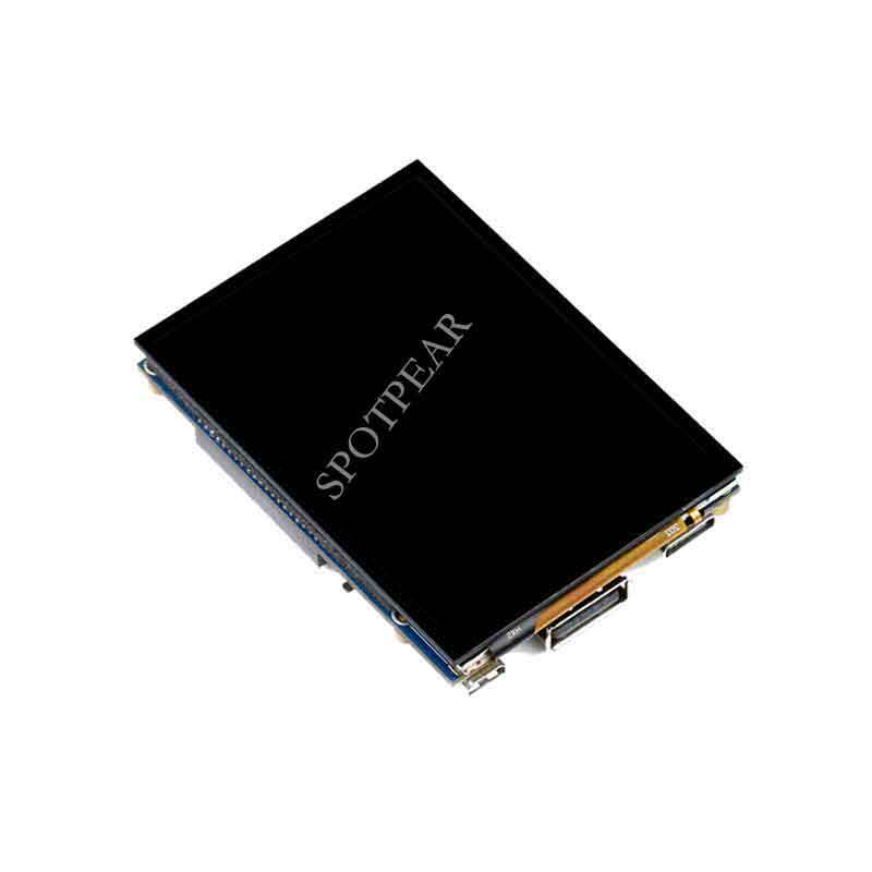 树莓派CM4 2.8英寸MIPI 电容触摸屏扩展板 小巧千兆网口4路USB2.0