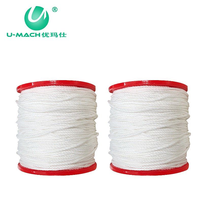 优玛仕装订棉线蜡线财务装订机使用耗材 60*60mm 米白色一卷装结