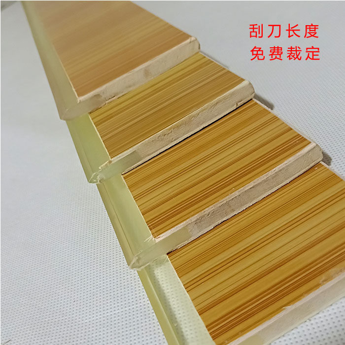 宝丽板刮刀木柄平口刮板手工丝印刮胶耐磨耐溶剂耐油墨丝网印刷图片