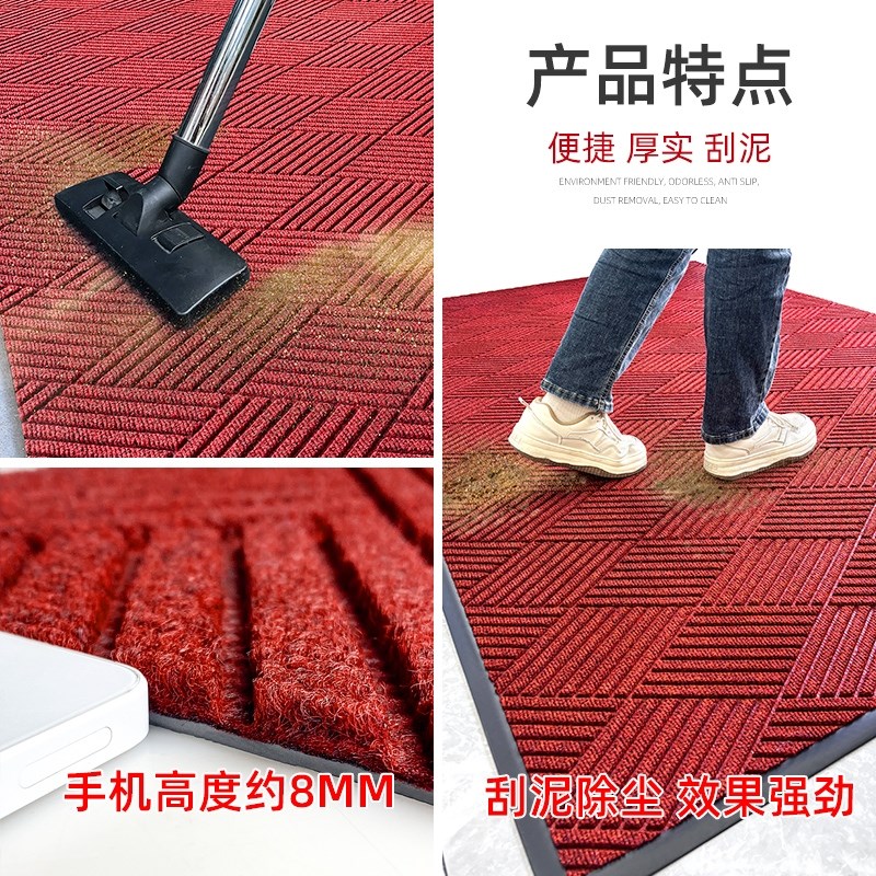 酒店门口迎宾地毯定制户外门垫入门室外防滑地垫商用吸水加厚脚垫图片