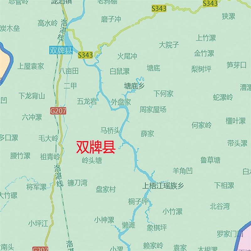 2025新款永州市地图贴图办公室挂图高清防水墙壁贴超大装饰画定制