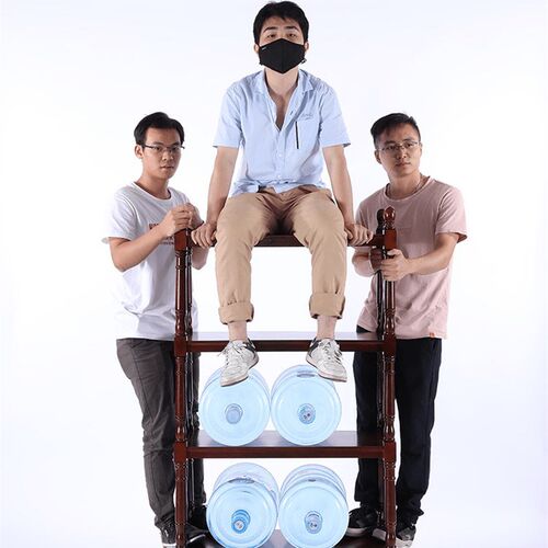 美式书架实木客厅收纳架置物架展示架复古书报架储物架中古书柜