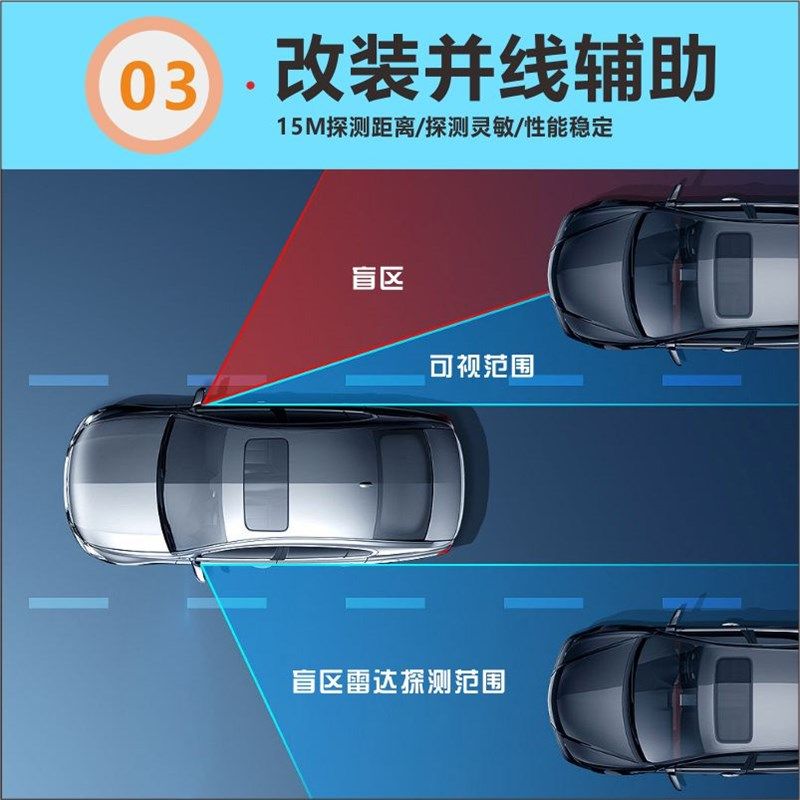 适用于别克GL8GL6改装自动折叠后视镜加热倒车下翻盲区变道辅助