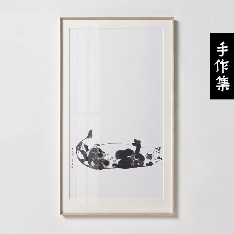 印物所x仟象映画x薛继业收藏级手工宣纸丝网版画挂画金属框装饰画