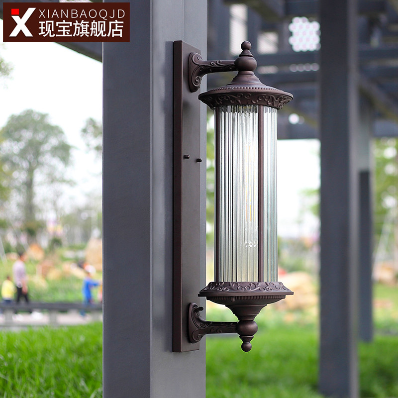走廊壁灯欧式复古室外防水庭院别墅大门口阳台柱子户外院子外墙灯