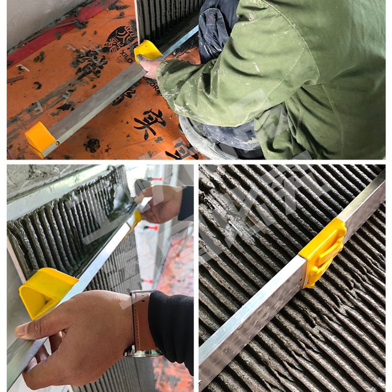 瓷砖墙面找平拉槽神器贴砖定位锯齿大板上墙辅助工具不锈钢可调节
