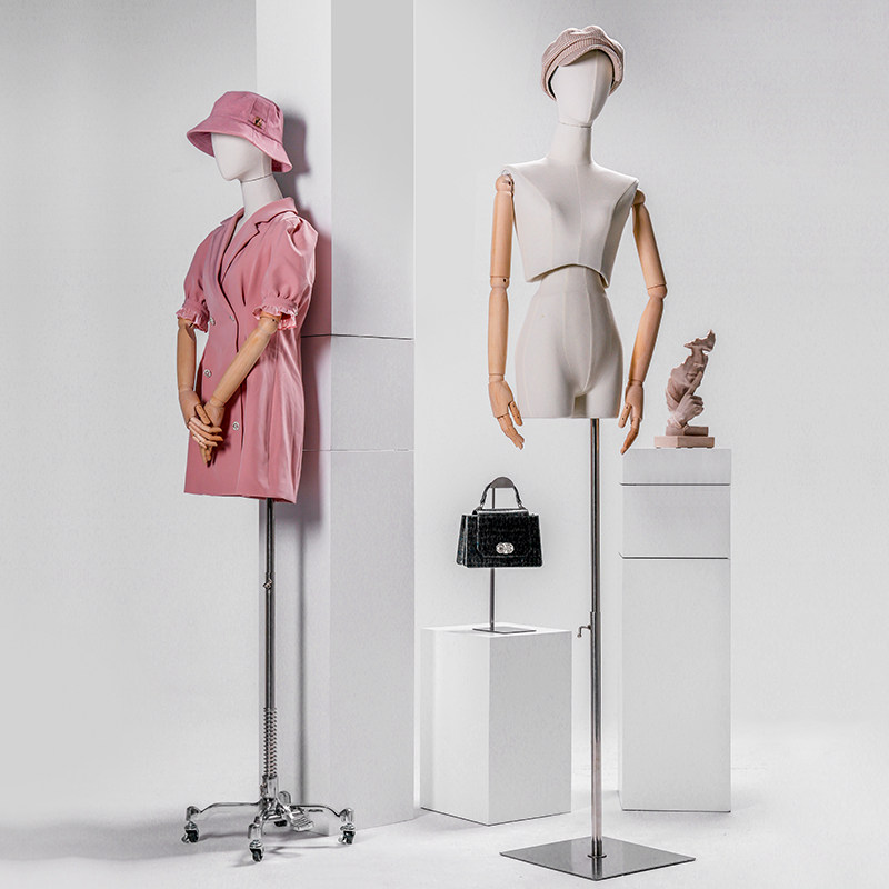 服装店展示架模特地台橱窗展示台中岛流水台装饰摆件道具女装桌子