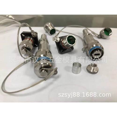 J599A8/MPO/MTP/MT金属光纤防水连接器2/4/8/12/24芯预制光缆接头