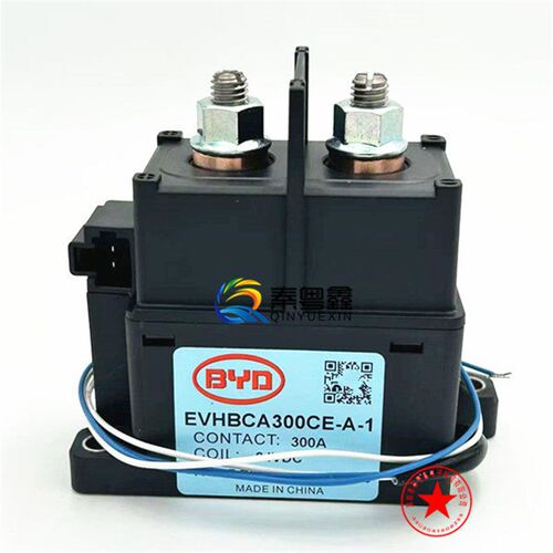 EVHBCA300CE-A-1 300A 24V BYD高压直流接触器用于大功率储能系统