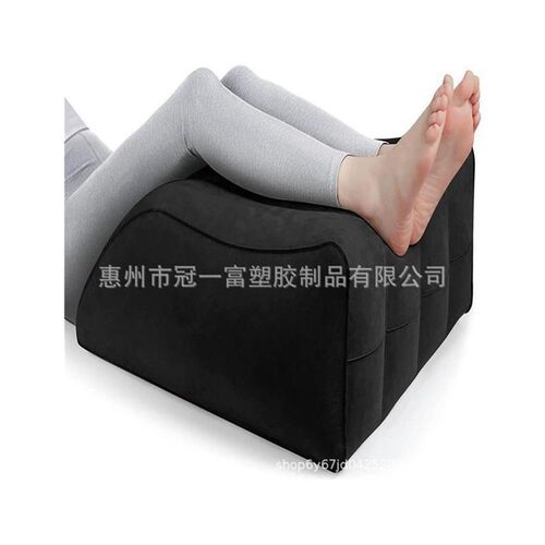 腿部抬高垫充气高架枕头楔形睡眠腿枕I减少肿胀孕妇臀垫放脚神器