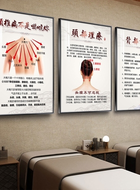 美容院装饰画 挂画养生馆店墙面背景墙装饰图片挂图壁画宣传海报