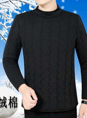 男士羽绒棉加绒加厚内胆棉衣男冬季加肥加大棉服贴身内穿保暖棉袄