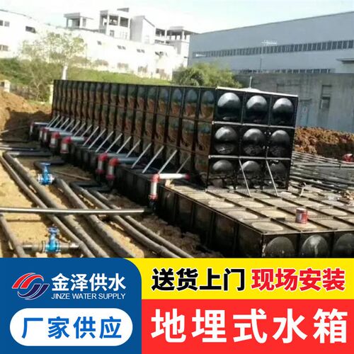 无浮消防泵站 室外消防供水 人防水箱 不锈钢泵房 一体化消防泵站