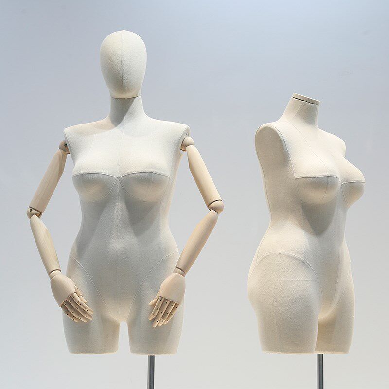 大码女装模特道具女半身胖mm大屁股人台服装店橱窗陈列展示架全身