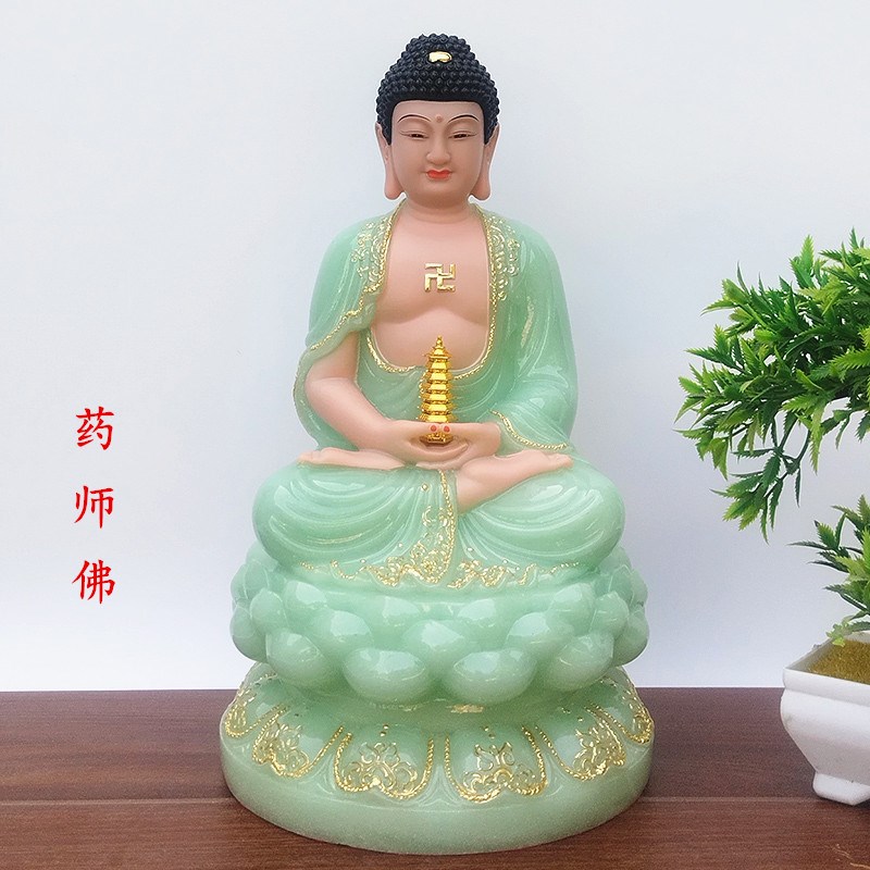 翠玉佛祖三宝佛像阿弥陀佛像释迦牟尼佛像药师佛玉石如来佛祖像
