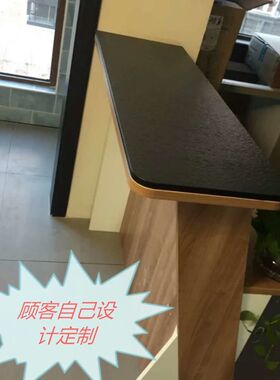 火烧石一级台面定制天然黑色大理石玄武石吧台茶几电视柜洗手台面