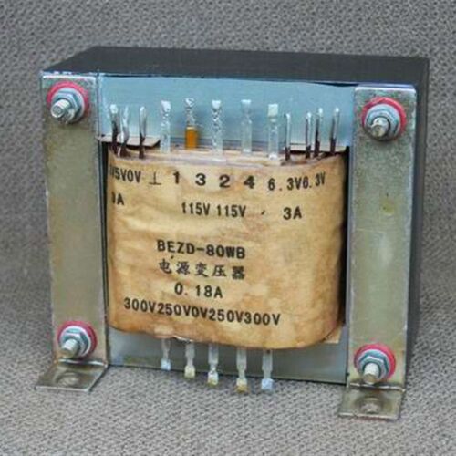 宝尔真胆机电源牛 80WB 300V-250V-0-250V-300V, 6.3V 6.3V 5V