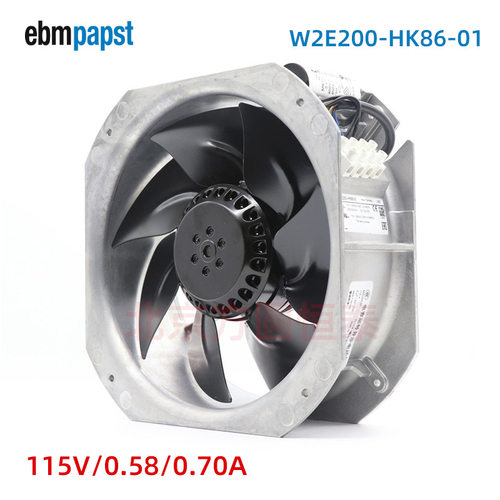 W2E200-HK86-01 ebmpapst轴流风扇 22580 散热风扇115V