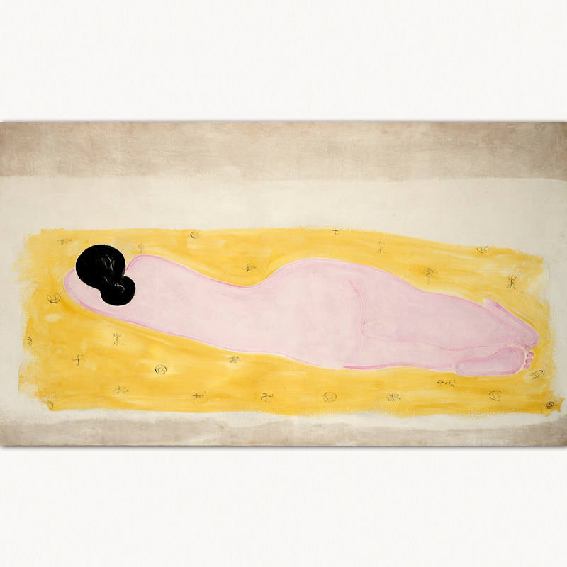 常玉装饰画画集画册常玉版画油画全集裸女客厅玄关卧室床头挂画