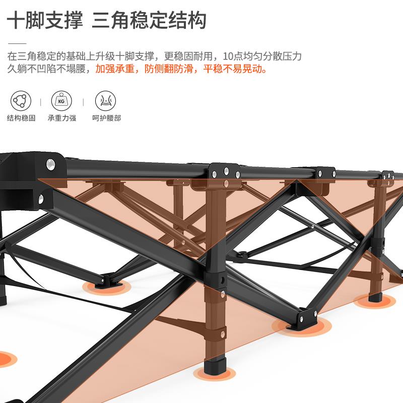 办公室午休折叠床午睡单人床简易便携行军床户外睡觉神器躺椅