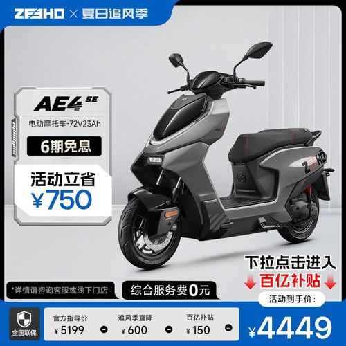 ZEEHO极核AE4 SE高性能电动车 智能铅酸外送通勤成人滑板车 前后