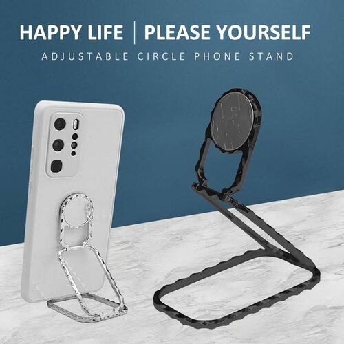 Foldable Mobile Phone Stand Ring Buckle Retractable Desktop