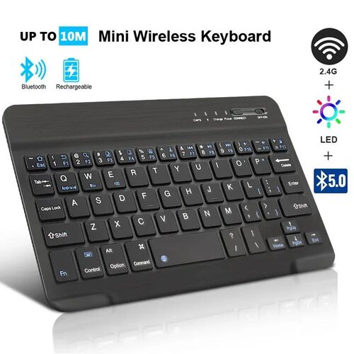 Bluetooth Wireless Keyboard Keyboard For MacBook iPad 2.4G R