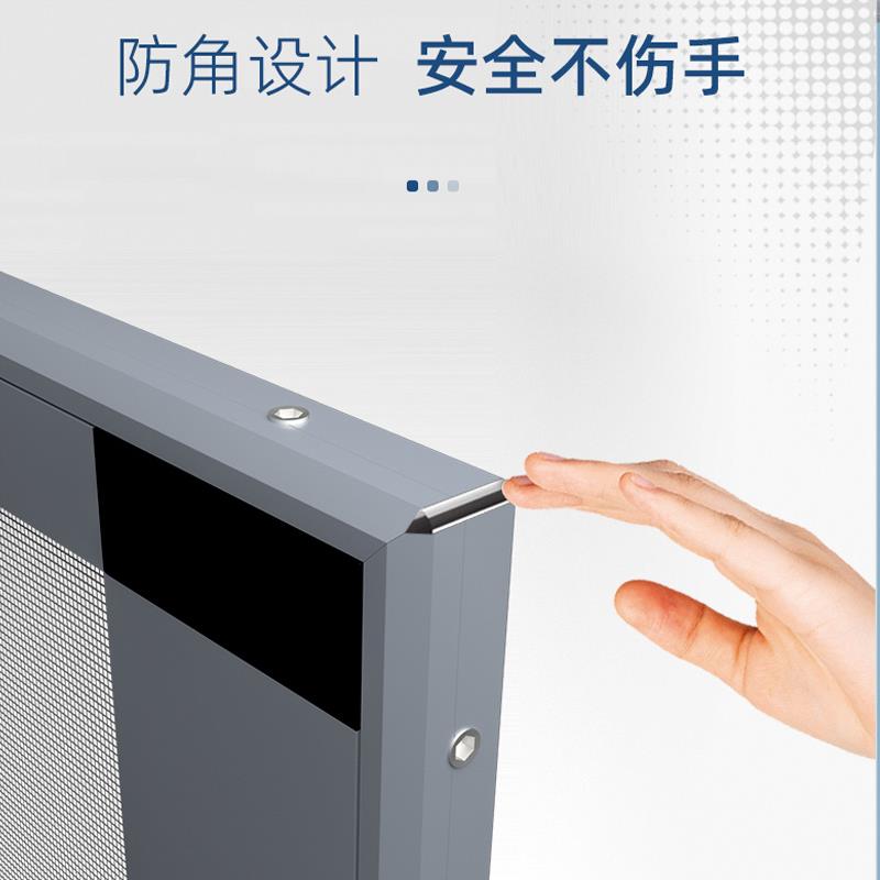 高透金刚网纱窗订做昆明纱窗上门安装阳台护栏铝合金隐形纱门纱窗