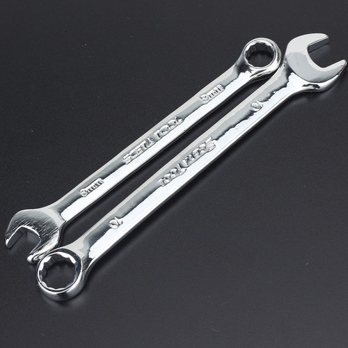 铬钒钢梅开两用扳手开口梅花扳手呆扳子汽修五金工具套装6mm-28mm