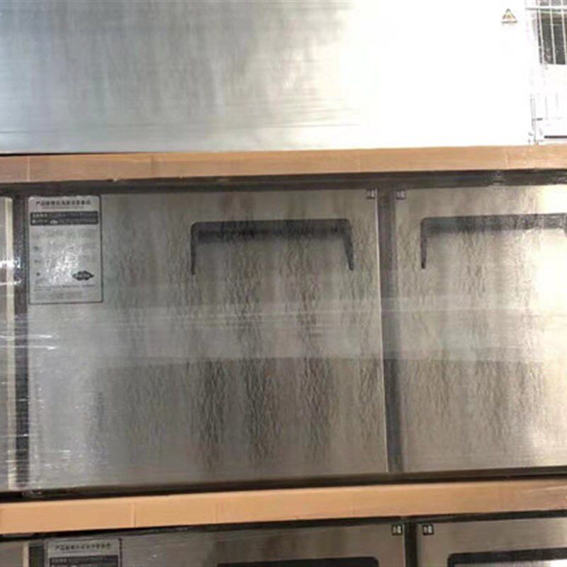 平冷操作台不锈钢工作台1.2/1.5米1.8双温卧式冰柜冷藏冷冻两用厚