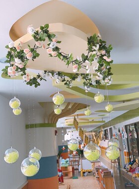 珠宝店橱窗圣诞节挂件透明球塑料球手机店天花板开业吊顶创意挂饰