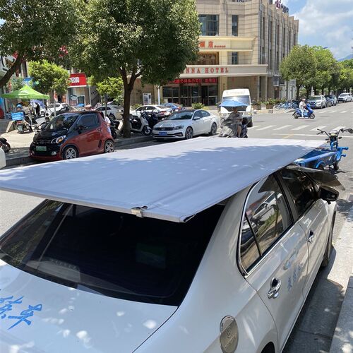 热卖车顶隔热防晒遮阳伞遮阳棚阳篷教练汽车驾校专用挡雨蓬太阳篷