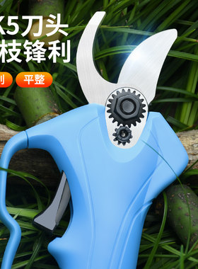 齐迈电动修枝剪刀果树电剪刀剪树枝充电式锂电手剪电剪子强力剪枝