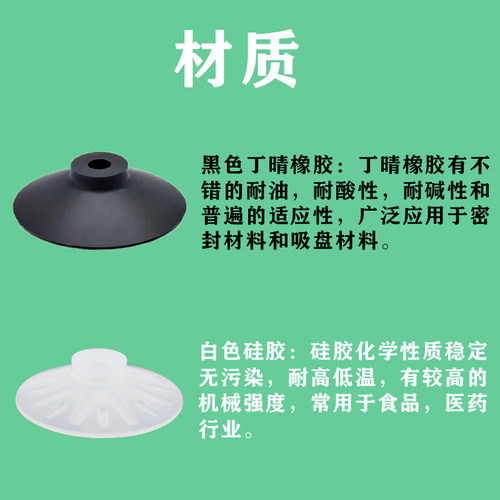 费斯托款ESS/ESV-60-GT开箱机用真空吸盘底部花纹型气动机械手吸
