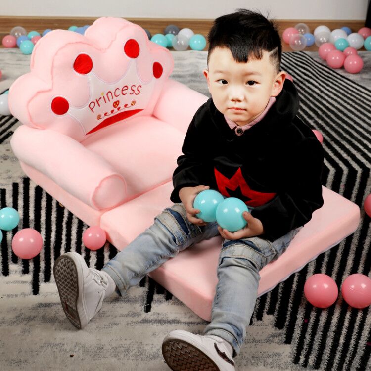 宝宝沙发椅婴幼儿学坐神器儿童餐椅座垫幼儿园毛绒榻榻米防摔可拆