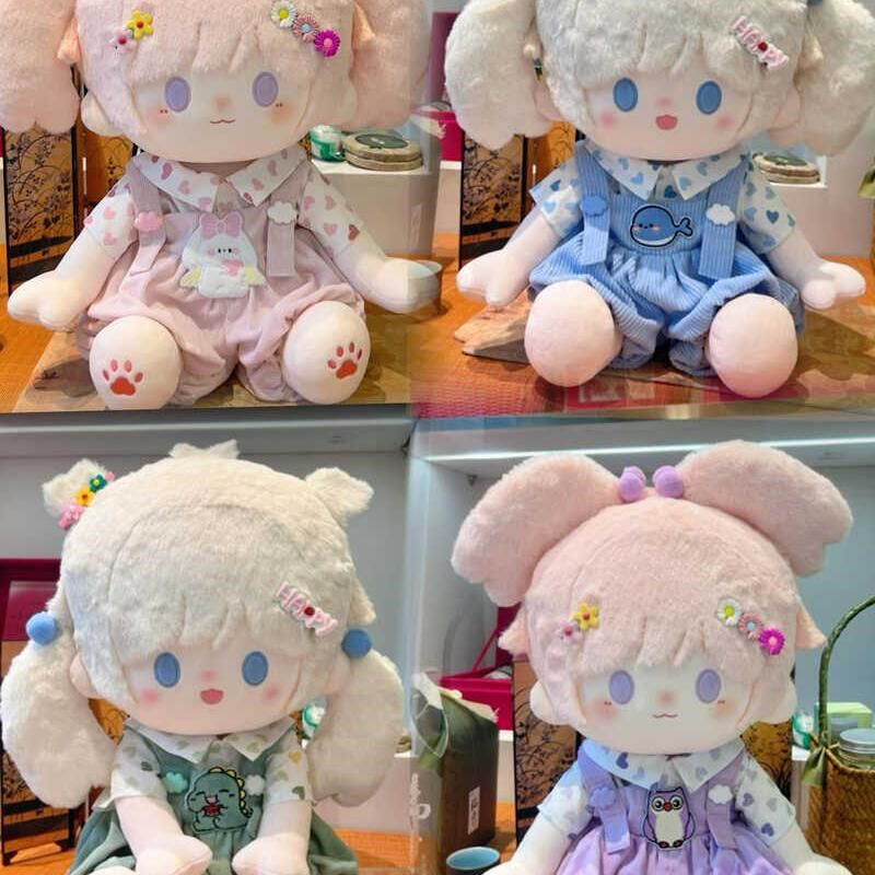 40厘米棉花娃娃娃衣40cm坐姿睡衣一番替换套装毛绒玩偶衣服连体衣图片