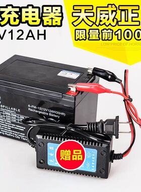 。12V12ah蓄电池夜市摆地摊灯led灯管照明安防12伏电动喷雾器电瓶