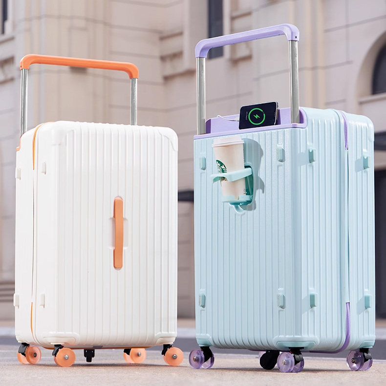旷野与他宽拉杆行李箱女30寸大容量2026新款28寸撞色高颜值学生密