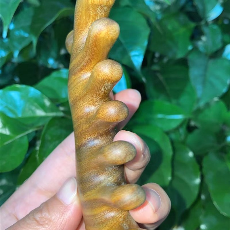 长柄28齿黄铜木柄经络刷带脉全身通用揉腹仪肚子按摩器瘦小腿刮沙