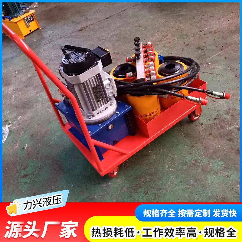板式换热器夹紧器扳手一拖四千斤顶30t50t油缸油管拆卸工具