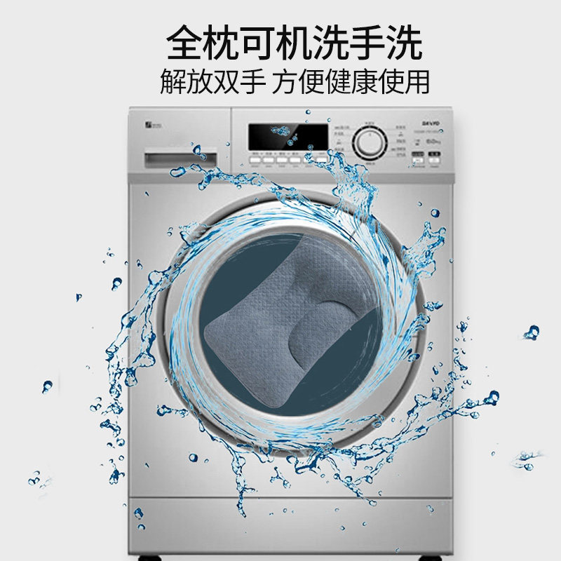PE软管枕头护颈椎专用助睡眠硬枕芯成人家用一对分区护颈枕防落枕