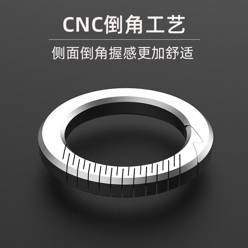 钛合金腰挂钥匙扣男士锁匙圈环创意圆圈高档个性汽车用链饰礼品
