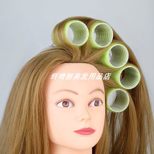 美发染色杠子卷发毛毛杠塑料自粘冷烫发廊染烫发根空心漂发隔离垫