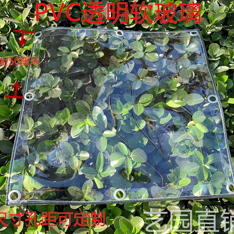透明防雨布防水布窗户阳台遮挡雨围布防水防风篷布多肉PVC加厚
