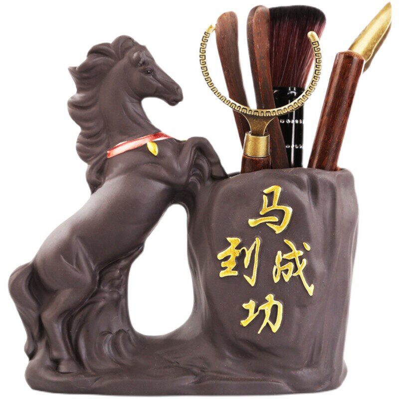 茶道六君子套装马到成功功夫茶具配件大全喝茶用品夹子刷子茶台桌