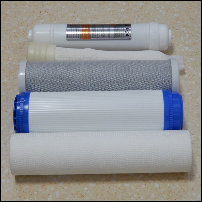 净福/伯仕源五级净水器 MZ-5五级净水器过滤器滤芯套装送拆装工具