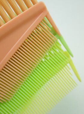 理发店染发刷子美发专业染发工具发廊染梳子软毛专用双面焗油梳刷