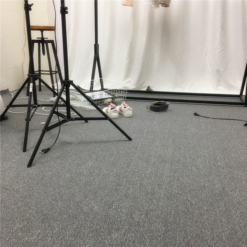 华德灰色拍照地毯背景布摄影直播衣帽间卧室定制满铺办公客厅地垫
