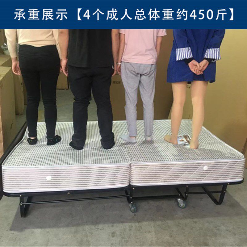 弹簧垫酒店加床折叠床 宾馆专用加床 家用临时加床单人床可折叠床